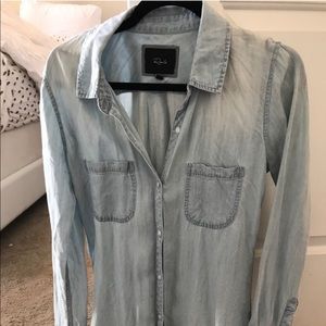 EUC Rails chambray button down